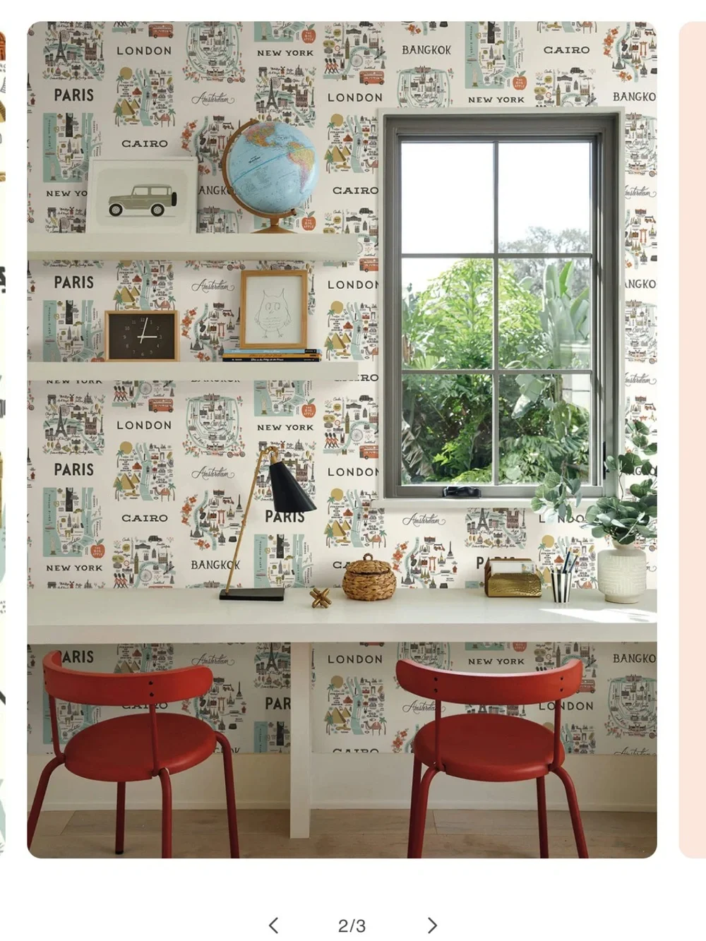 2 Rolls Rifle Paper Co. City Maps Wallpaper - Mint